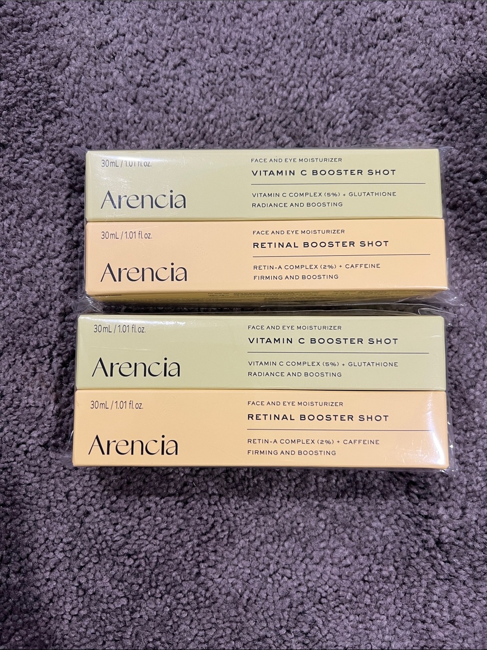 Vitamin C & Retinal Booster Shot Set — Arencia (4 products 2sets )